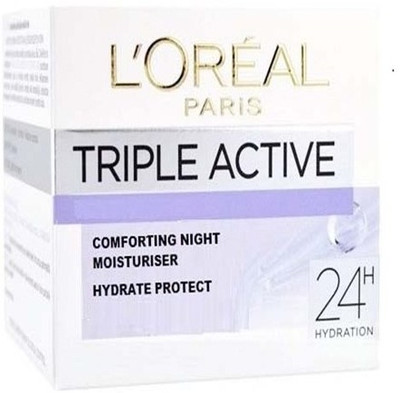 L'Oreal Triple Active Comforting Night Moisturiser 24h hydration All Skin Types(50 ml)
L'Oreal Triple Active Comforting Night Moisturiser 24h hydration All Skin Types(50 ml)