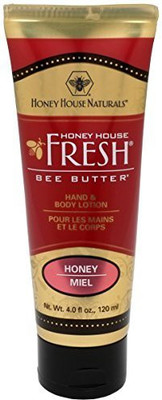 Honey House Naturals Bee Butter Lotion, Honey(120 ml)