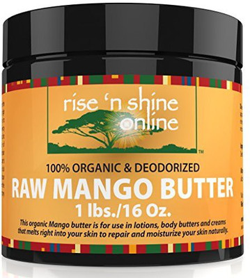 Rise 'N Shine Online Mango Butter (16 oz) with RECIPE EBOOK - Perfect for All Your DIY Home Recipes like Soap Making, Lotion, Shampoo, Lip Balm and Hand Cream - Bulk Organic Unrefined Mango Butter is Great for Scars(295 g)
Rise 'N Shine Online Mango Butter (16 oz) with RECIPE EBOOK - Perfect for All Your DIY Home Recipes like Soap Making, Lotion, Shampoo, Lip Balm and Hand Cream - Bulk Organic Unrefined Mango Butter is Great for Scars(295 g)