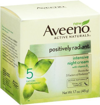 Aveeno Positively Radiant Intensive Night Cream(48 g)