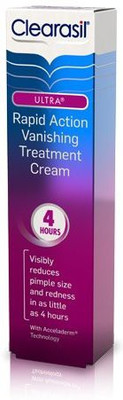 Clearasil Clearasil Ultra Rapid Action Vanishing Acne Treatment Cream, 1 Ounce(30 ml)
Clearasil Clearasil Ultra Rapid Action Vanishing Acne Treatment Cream, 1 Ounce(30 ml)