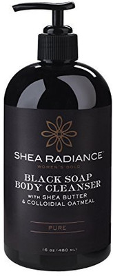 Shea Radiance Pure Scent Black Soap Body Cleanser(480 ml)