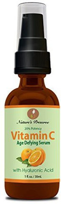 Nature's Preserve Organic Vitamin C Serum With Hyaluronic Acid + 20% Vitamin C(30 ml)
Nature's Preserve Organic Vitamin C Serum With Hyaluronic Acid + 20% Vitamin C(30 ml)