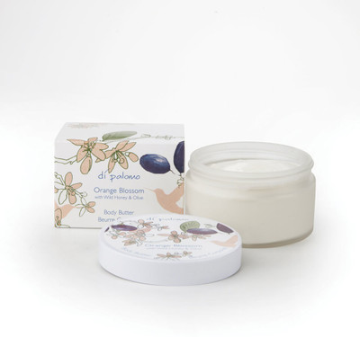 Di Palomo Orange Blossom With Wild Honey & Olive Body Butter (body Cream)(189.878 g)
Di Palomo Orange Blossom With Wild Honey & Olive Body Butter (body Cream)(189.878 g)