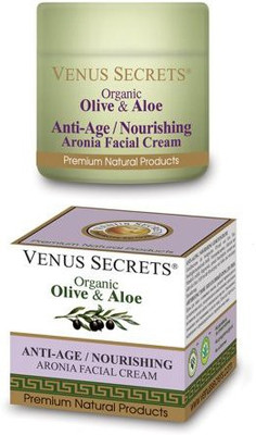 Venus Secrets Nourishing Facial Cream Organic Olive & Aloe With Aronia(50 ml)
Venus Secrets Nourishing Facial Cream Organic Olive & Aloe With Aronia(50 ml)
