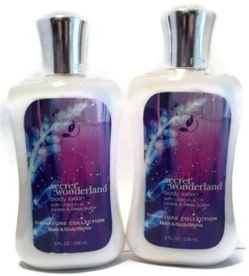 Bath & Body Works Signature Collection Secret Wonderland Body Lotion Full Size Fl. Bottle (2 PACK)(240 ml)
Bath & Body Works Signature Collection Secret Wonderland Body Lotion Full Size Fl. Bottle (2 PACK)(240 ml)