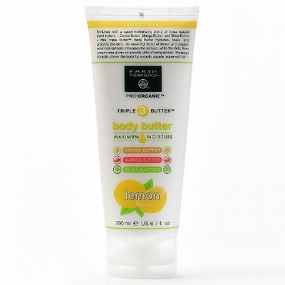 Earth Therapeutics Body Butter Maximum Moisture Lemon(201 ml)