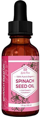 Leven Rose Trusted Spinach Seed Oil - 100% Organic, Natural For Face, Hands, Scars, And Breakout(30 ml)
Leven Rose Trusted Spinach Seed Oil - 100% Organic, Natural For Face, Hands, Scars, And Breakout(30 ml)