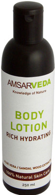 Amsarveda 100% Natural Body Lotion - Rich Hydrating with Aloe Vera, Sandalwood & Oilve Oil(250 ml)
Amsarveda 100% Natural Body Lotion - Rich Hydrating with Aloe Vera, Sandalwood & Oilve Oil(250 ml)