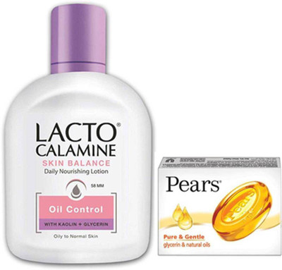 Lacto Calamine Daily Nourishing Lotion with Pears Pure and Gentle Soap 125 g(120 ml)
Lacto Calamine Daily Nourishing Lotion with Pears Pure and Gentle Soap 125 g(120 ml)