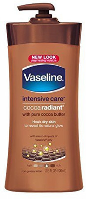 Vaseline Total Moisture, Cocoa Radiant, Body Lotion, Bottle (Pack of 3)(609 ml)
Vaseline Total Moisture, Cocoa Radiant, Body Lotion, Bottle (Pack of 3)(609 ml)
