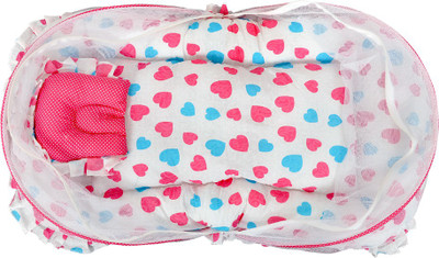 Orange and Orchid Infants Baby Bedding Mosquito Net(Pink)