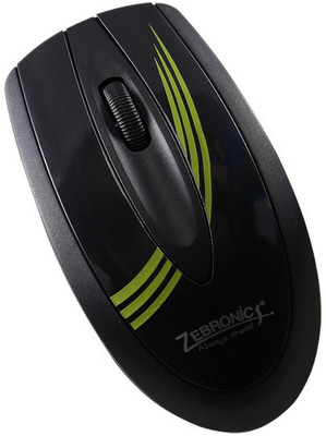 Zebronics Sail G`Reen Wired Optical Mouse(USB, Green)