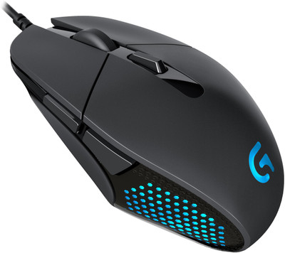 Logitech G302 Wired Optical Gaming Mouse(USB, Black)