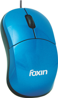 Foxin FOM2013 Wired Optical Mouse(USB, Blue)
