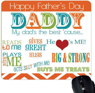 Giftsmate Big and Strong Daddy Mousepad(Multicolor)
Giftsmate Big and Strong Daddy Mousepad(Multicolor)
