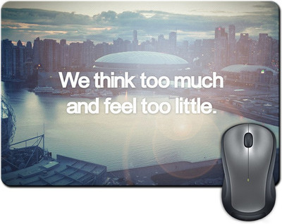 Rangeele Inkers We Think Too Much Mousepad(Multicolor) 
Rangeele Inkers We Think Too Much Mousepad(Multicolor)