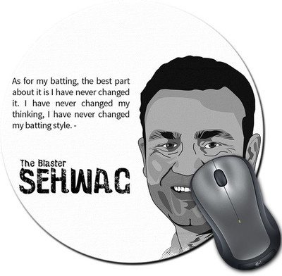 ShopMantra Virender Sehwag Quote Round Mousepad- SMMR00000328 Mousepad(Multicolor)
ShopMantra Virender Sehwag Quote Round Mousepad- SMMR00000328 Mousepad(Multicolor)