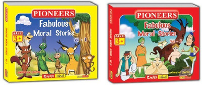FABULOUS ANIMATED MORAL STORIES VOL 1 AND 2(VCD English)