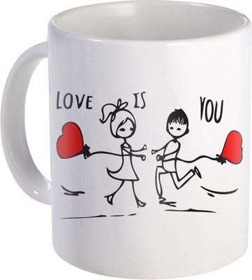 SKY TRENDS Love Gifts For Your Special Valentine For Girlfriend Boyfriend Wounderful Wife Husband Friend Anniversary Birthday Design115 Ceramic Mug(325 ml), White
SKY TRENDS Love Gifts For Your Special Valentine For Girlfriend Boyfriend Wounderful Wife Husband Friend Anniversary Birthday Design115 Ceramic Mug(325 ml), White