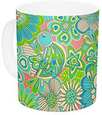 Kess InHouse InHouse Julia Grifol Welcome Birds to my Garden Ceramic Coffee, 11 oz, Multicolor Ceramic Mug(60 ml)
Kess InHouse InHouse Julia Grifol Welcome Birds to my Garden Ceramic Coffee, 11 oz, Multicolor Ceramic Mug(60 ml)