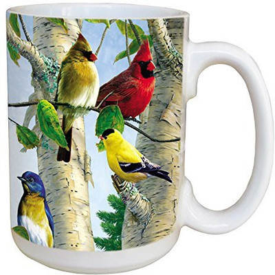 Tree-Free Greetings Greetings 45507 James Hautman Favorite Songbirds Ceramic with Full-Sized Handle, 15-Ounce Ceramic Mug(60 ml), Multicolor
Tree-Free Greetings Greetings 45507 James Hautman Favorite Songbirds Ceramic with Full-Sized Handle, 15-Ounce Ceramic Mug(60 ml), Multicolor