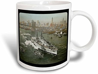 3dRose World War Ii American Battleship on The Hudson River New York City Ceramic, 11 oz, White Ceramic Mug(60 ml), Multicolor
3dRose World War Ii American Battleship on The Hudson River New York City Ceramic, 11 oz, White Ceramic Mug(60 ml), Multicolor
