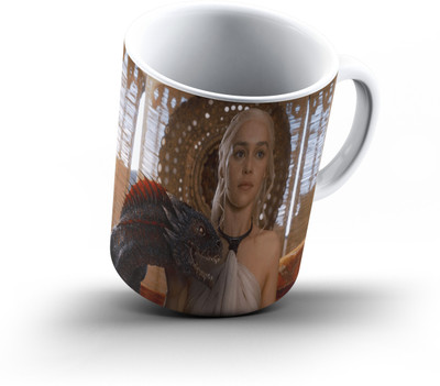 Ucard Khaleesi Game Of Thrones880 Bone China, Ceramic, Porcelain Mug(325 ml), Multicolor
Ucard Khaleesi Game Of Thrones880 Bone China, Ceramic, Porcelain Mug(325 ml), Multicolor
