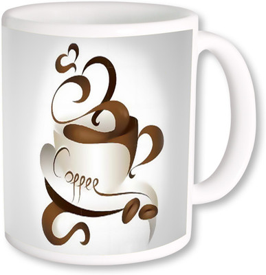 PhotogiftsIndia I Love Coffee 05 Ceramic Mug(325 ml), Multicolor