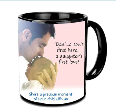 Raj Laxmi Wonderful Design Fathers Day Wishes Multicolor Ceramic Mug(3.5 ml), Black
Raj Laxmi Wonderful Design Fathers Day Wishes Multicolor Ceramic Mug(3.5 ml), Black