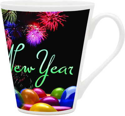 Homesogood Enjoying New Year Ceramic Mug(355 ml)