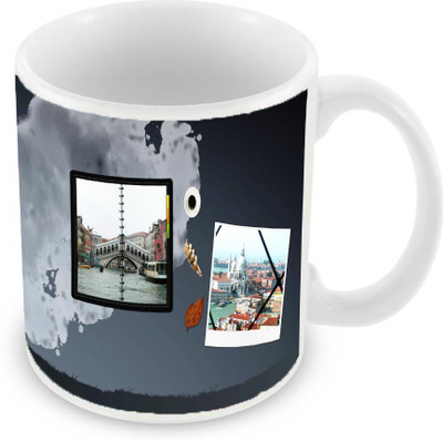 Sleep Nature's SN-MG-565 Ceramic Mug(350 ml), Multicolor