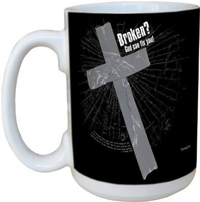Tree-Free Greetings Greetings lm44216 Broken: 1 Peter 2:24 Ceramic with Full-Sized Handle, 15-Ounce Ceramic Mug(60 ml), Multicolor
Tree-Free Greetings Greetings lm44216 Broken: 1 Peter 2:24 Ceramic with Full-Sized Handle, 15-Ounce Ceramic Mug(60 ml), Multicolor