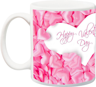 ME&YOU Gift for Husband/Wife/Girlfriend/Boyfriend/Lover;"Special Happy Valentines Day pink Rose 3D printed Ceramic Mug(325 ml), Multicolor
ME&YOU Gift for Husband/Wife/Girlfriend/Boyfriend/Lover;"Special Happy Valentines Day pink Rose 3D printed Ceramic Mug(325 ml), Multicolor
