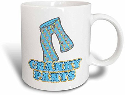 3dRose Funny Cranky Pant's Storm Cloud Pants Graphic Ceramic, 11 oz, White Ceramic Mug(60 ml), Multicolor
3dRose Funny Cranky Pant's Storm Cloud Pants Graphic Ceramic, 11 oz, White Ceramic Mug(60 ml), Multicolor
