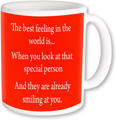 PhotogiftsIndia Friendship Qoutes 03 Ceramic Mug(325 ml)
