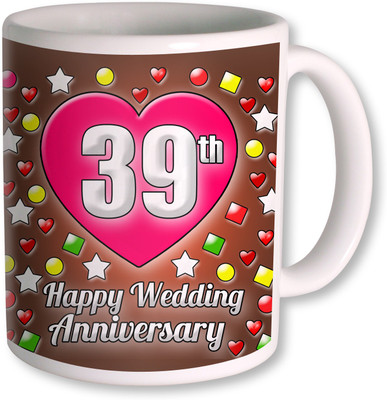 PhotogiftsIndia Gifts For 39th Wedding Anniversary Coffee Ceramic Mug(350 ml), White
PhotogiftsIndia Gifts For 39th Wedding Anniversary Coffee Ceramic Mug(350 ml), White