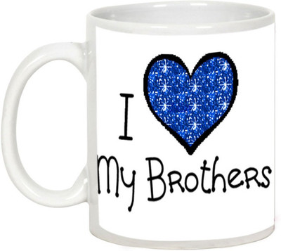 AllUPrints Gift for Raksha Bandhan Rakhi Gifts - I Love My Sweet Brother Ceramic Mug(325 ml), White
AllUPrints Gift for Raksha Bandhan Rakhi Gifts - I Love My Sweet Brother Ceramic Mug(325 ml), White