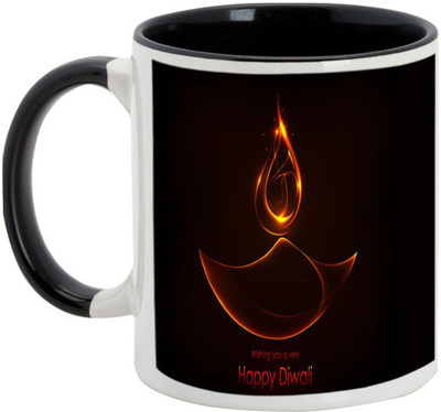 AllUPrints Gifts For Deepawali - Prosperous Happy Diwali Design 24 Ceramic Mug(325 ml), Black
AllUPrints Gifts For Deepawali - Prosperous Happy Diwali Design 24 Ceramic Mug(325 ml), Black