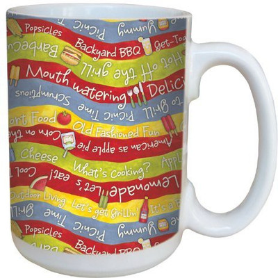 Tree-Free Greetings Greetings 79289 BBQ Fun by Debbie Mumm Ceramic with Full-Sized Handle, 15-Ounce Ceramic Mug(60 ml), Multicolor
Tree-Free Greetings Greetings 79289 BBQ Fun by Debbie Mumm Ceramic with Full-Sized Handle, 15-Ounce Ceramic Mug(60 ml), Multicolor