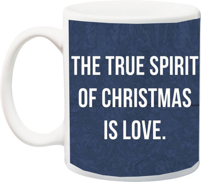 ME&YOU Special Gift;The True Spirit of Christmas Is Love Printed Quotes Ceramic Mug(325 ml), Multicolor
ME&YOU Special Gift;The True Spirit of Christmas Is Love Printed Quotes Ceramic Mug(325 ml), Multicolor