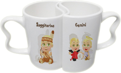Ucard Saggitarius and Gemini Zodiac Sign Couple Bone China, Ceramic, Porcelain Mug(325 ml), Multicolor
Ucard Saggitarius and Gemini Zodiac Sign Couple Bone China, Ceramic, Porcelain Mug(325 ml), Multicolor