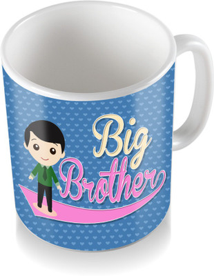 SKY TRENDS Big Brother With Floral Heart Background unique Color Gifts For Birthday And Anniversary Coffee Ceramic Mug(300 ml), White
SKY TRENDS Big Brother With Floral Heart Background unique Color Gifts For Birthday And Anniversary Coffee Ceramic Mug(300 ml), White