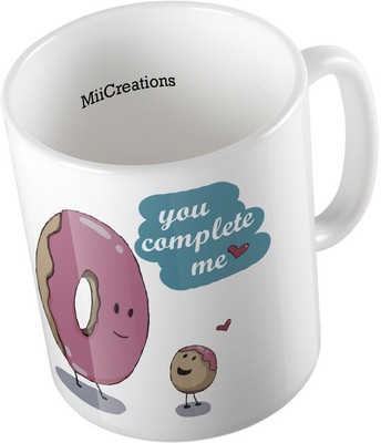 MiiCreations MUG-W-00013 Ceramic Mug(325 ml), Multicolor