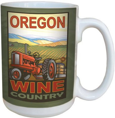 Tree-Free Greetings Greetings 79413 Oregon Wine Country with Tractor by Paul A. Lanquist Ceramic with Full-Sized Handle, 15-Ounce, Multicolored Ceramic Mug(60 ml), Multicolor
Tree-Free Greetings Greetings 79413 Oregon Wine Country with Tractor by Paul A. Lanquist Ceramic with Full-Sized Handle, 15-Ounce, Multicolored Ceramic Mug(60 ml), Multicolor