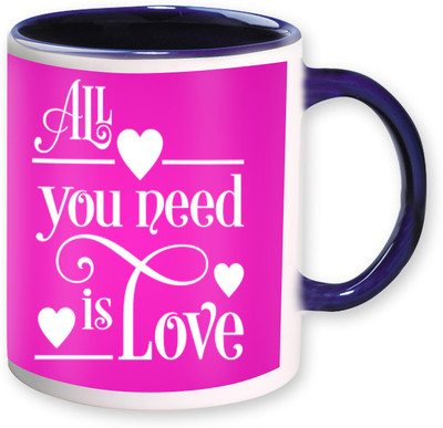 Heyworlds all you need is love valentine gifts 0123 Ceramic Mug(325 ml), Multicolor
Heyworlds all you need is love valentine gifts 0123 Ceramic Mug(325 ml), Multicolor