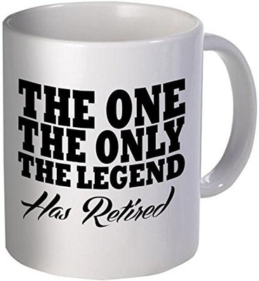 Muggies Magic Best funny gift - 11OZ Coffee - The one, the only one, the legend had retired - Perfect for retirement party, men, women, present for him, her, dad, mom, wife, husband or friend. Ceramic Mug(325 ml), White
Muggies Magic Best funny gift - 11OZ Coffee - The one, the only one, the legend had retired - Perfect for retirement party, men, women, present for him, her, dad, mom, wife, husband or friend. Ceramic Mug(325 ml), White