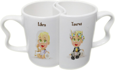Ucard Libra and Taurus Zodiac Sign Couple Bone China, Ceramic, Porcelain Mug(325 ml), Multicolor
Ucard Libra and Taurus Zodiac Sign Couple Bone China, Ceramic, Porcelain Mug(325 ml), Multicolor