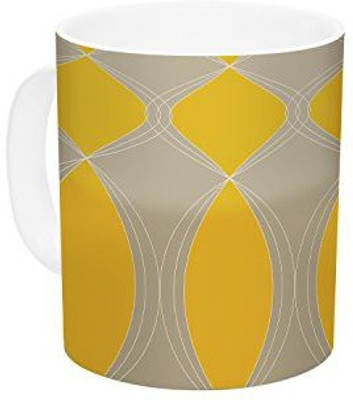 Kess InHouse InHouse Julia Grifol Geometries in Yellow Ceramic Coffee, 11 oz, Multicolor Ceramic Mug(60 ml)
Kess InHouse InHouse Julia Grifol Geometries in Yellow Ceramic Coffee, 11 oz, Multicolor Ceramic Mug(60 ml)