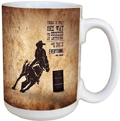 Tree-Free Greetings Greetings 46143 Julia Remezova Barrel Racing Ceramic with Full-Sized Handle, 15-Ounce Ceramic Mug(60 ml), Multicolor
Tree-Free Greetings Greetings 46143 Julia Remezova Barrel Racing Ceramic with Full-Sized Handle, 15-Ounce Ceramic Mug(60 ml), Multicolor